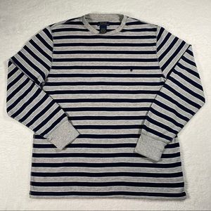 EUC Polo Ralph Lauren Gray Striped Long Sleeve